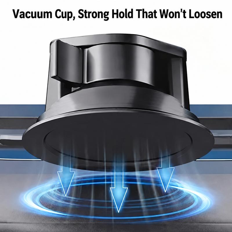vacuum suction cup base, strong vacuum holder for overhead phone stand, stable non-slip mount won't loosen