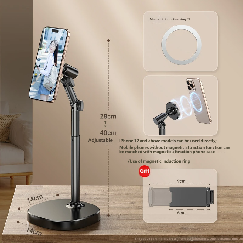 Adjustable Overhead Phone Stand for Live Streaming