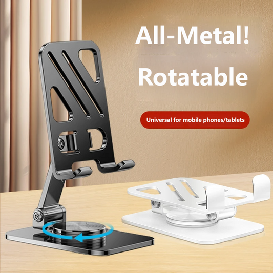 Adjustable Phone Stand, 360° Rotating Desktop Phone Holder