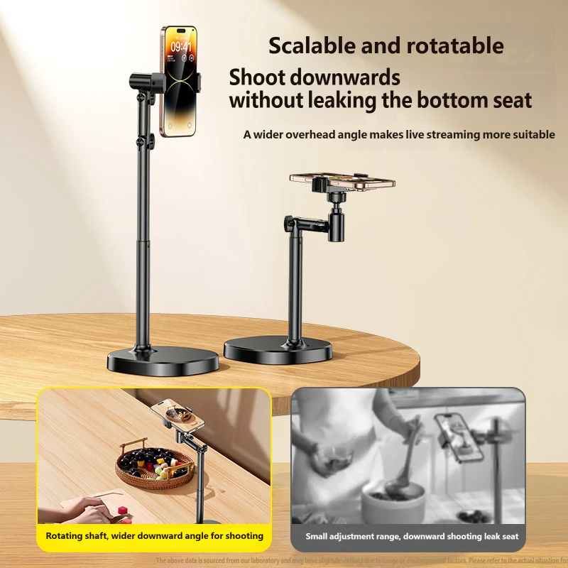 Adjustable Overhead Phone Stand for Live Streaming