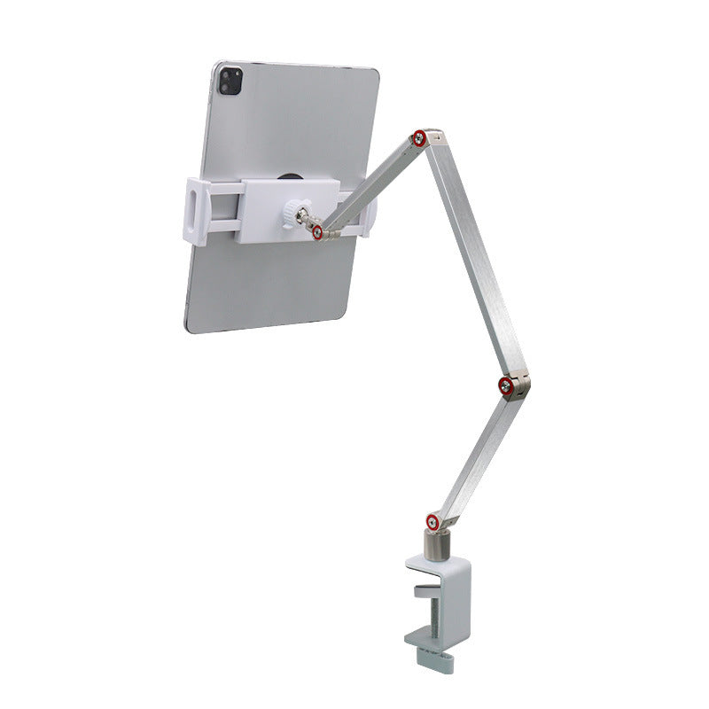 3-Arm Tablet Phone Desk Mount, Adjustable iPad Holder Stand