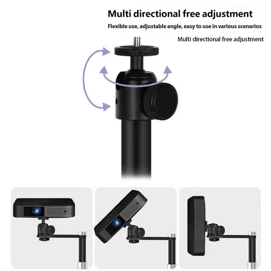 Adjustable Projector Floor Stand Solid Metal Base 5kg Load Capacity - detail view showing structure and adjustment