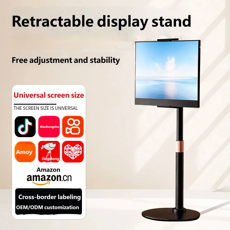 Height Adjustable Floor Tablet Stand