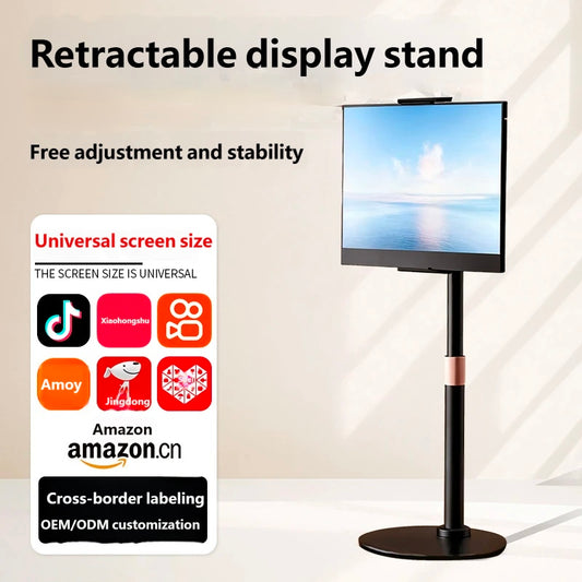 Height Adjustable Floor Tablet Stand