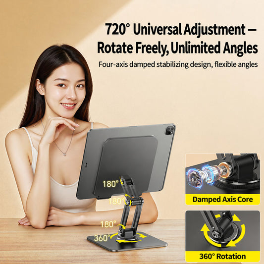 Rotatable aluminum tablet holder adjusted for drawing