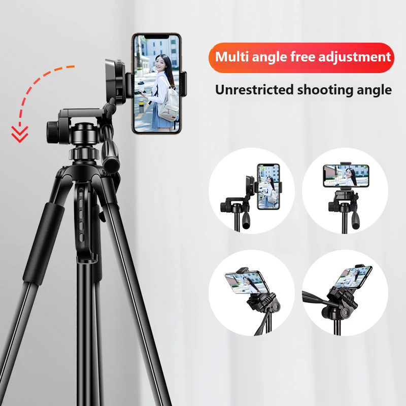 Portable Aluminum Tripod for DSLR & Phone