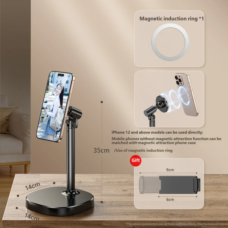 Adjustable Overhead Phone Stand for Live Streaming