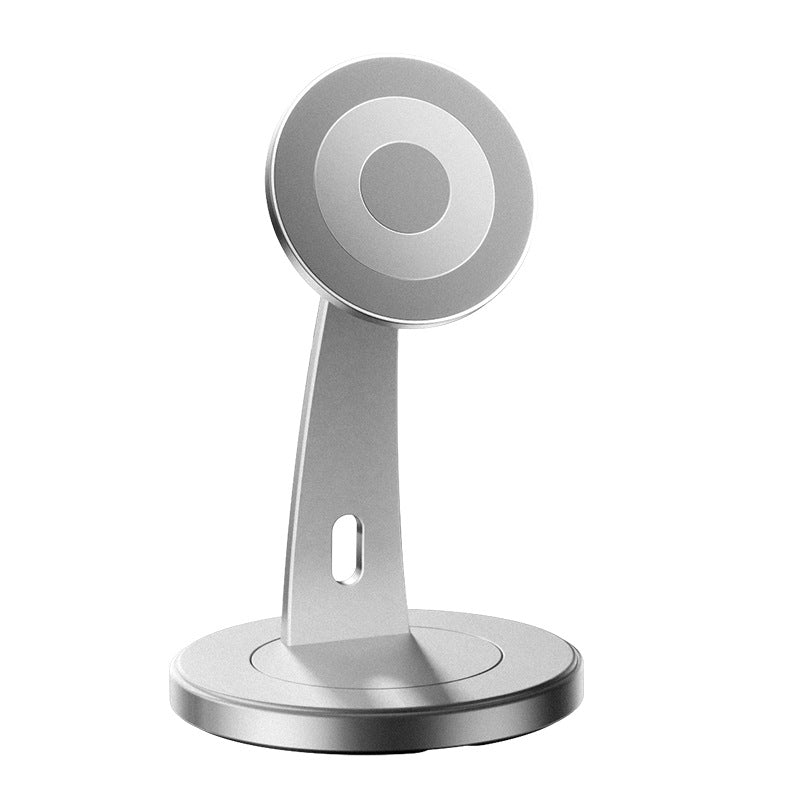 Magnetic Phone Stand, 360° Rotatable Aluminum Desktop Phone Holder for Live Streaming, Video Calls