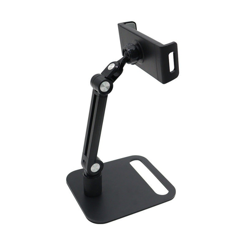 Cantilever Floor Tablet Phone Stand, Adjustable Multi-Joint Holder for Live Streaming & Overhead Shooting