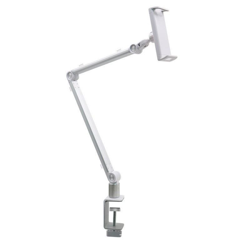 Cantilever Floor Tablet Phone Stand, Adjustable Multi-Joint Holder for Live Streaming & Overhead Shooting