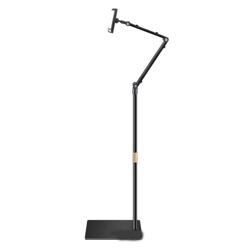 Cantilever Floor Tablet Phone Stand, Adjustable Multi-Joint Holder for Live Streaming & Overhead Shooting